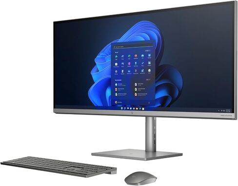 HP ENVY All-in-One 34-c1070xt للمنزل والأعمال الكل في واحد (Intel i7-12700 12-Core، 16GB DDR5 4000MHz RAM، 2x512GB PCIe SSD (1 تيرابايت)، Win 11 Pro) مع MS 365 Personal، Dockztorm Hub in Kuwait