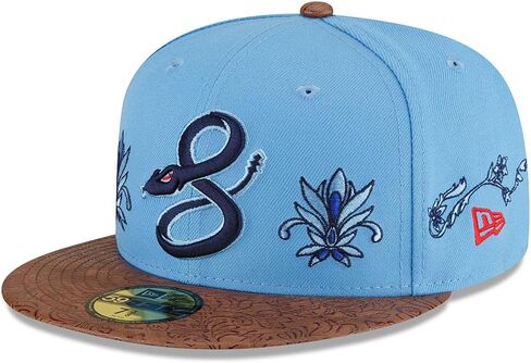 قبعة Arizona Diamondbacks 59FIFTY Blue Agave Collection من الجلد الصناعي من New Era، قبعة in Saudi Arabia