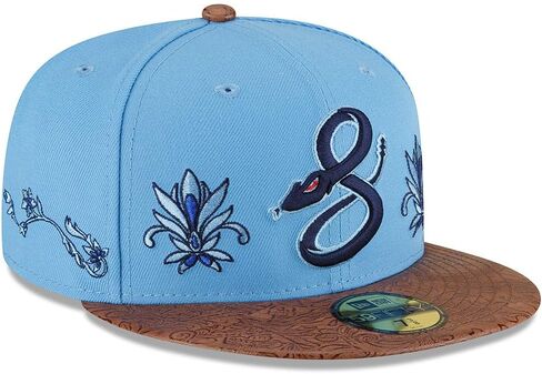 قبعة Arizona Diamondbacks 59FIFTY Blue Agave Collection من الجلد الصناعي من New Era، قبعة in Saudi Arabia