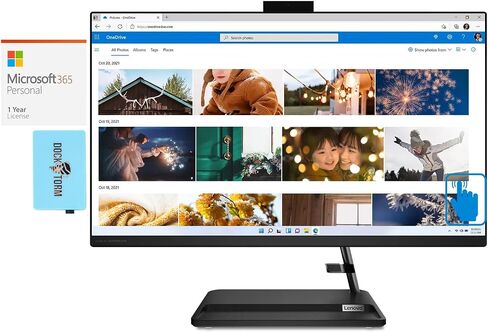 Lenovo IdeaCentre AIO 3i Home & Business الكل في واحد (Intel i7-13620H 10-Core، ذاكرة الوصول العشوائي 32 جيجابايت، 1 تيرابايت PCIe SSD، Intel UHD، 27 بوصة 60 هرتز Touch Win 10 Pro) مع MS 365 Personal، Dockztorm Hub in Saudi Arabia