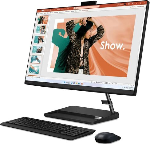 Lenovo IdeaCentre AIO 3i Home & Business الكل في واحد (Intel i7-13620H 10-Core، ذاكرة الوصول العشوائي 32 جيجابايت، 1 تيرابايت PCIe SSD، Intel UHD، 27 بوصة 60 هرتز Touch Win 10 Pro) مع MS 365 Personal، Dockztorm Hub in Saudi Arabia