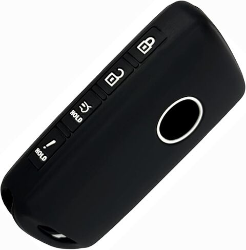 Silicone Smart Remote Key fob Cover Compatible with 2023 2022 2021 2020 2019 Mazda 3 6 CX-30 CX-5 CX-9 CX-50 WAZSKE11D01 662F-SKE11D01（4 Buttons） (Rubber, 2 Black with red) in Saudi Arabia
