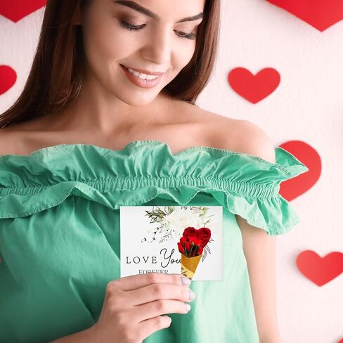 Rose Gift for Women Miniature A Dozen Bouquet in a Matchbox Romantic Anniversary Love Card Valentine Present for Him Her Girl Boy Friend in Saudi Arabia
