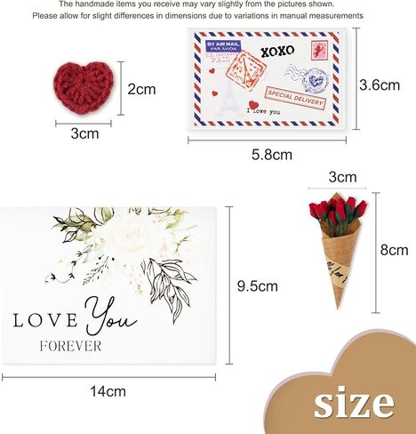 Rose Gift for Women Miniature A Dozen Bouquet in a Matchbox Romantic Anniversary Love Card Valentine Present for Him Her Girl Boy Friend in Saudi Arabia