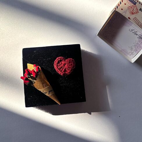Rose Gift for Women Miniature A Dozen Bouquet in a Matchbox Romantic Anniversary Love Card Valentine Present for Him Her Girl Boy Friend in Saudi Arabia