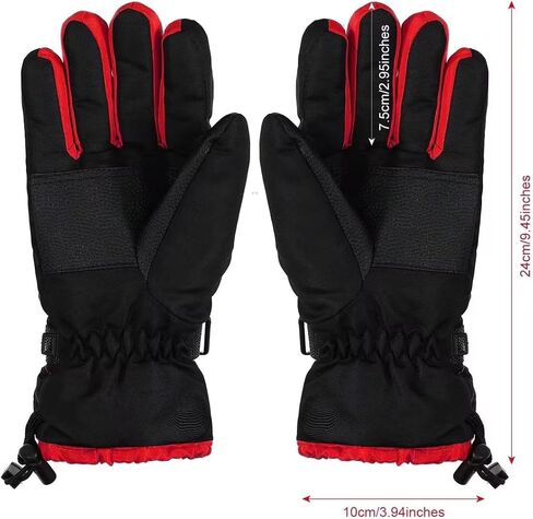 SATINIOR Women Winter Ski Gloves Waterproof Windproof Snow Gloves Warm Snowboard Gloves for Cold Weather Outdoor Activities in Saudi Arabia