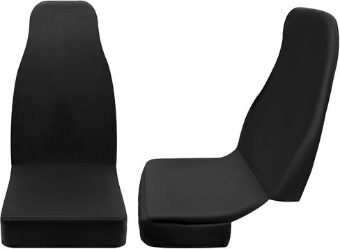 QWORK Seat Covers for Cars SUV Trucks, Water-Resistant Car Seat Cover for Car Repair, Pet Scratching, Food Debris, Oil, Keep Seat Clean, Oxford Front Automotive Seat Covers Protectors, 2 Pack in Saudi Arabia
