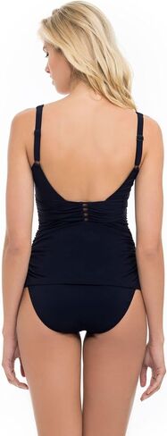 Profile by Gottex Women's Standard Keyhole Scoop Neck Tankini Top Swimsuit in Kuwait
