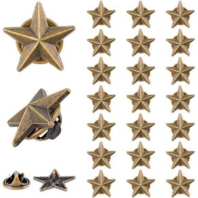 SUPERFINDINGS Alloy Star Badge Lapel Pin Brooches Military Award Pins July Memorial Day Stars for Backpack Clothes