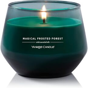 شمعة Yankee Candle Studio متوسطة الحجم، زهور مقطوفة طازجة، شمعة وردية، 10 أونصة: شمعة مزيج شمع الصويا المعطرة بالزيوت العطرية تدوم طويلاً | 40-65 ساعة من وقت الاحتراق، 10 أونصة، ديكور المنزل