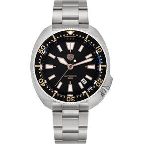 watchdives Automatic Diver Watches for Men, NH35 Movement 6105 Wristwatch 200M Sapphire Crystal Mens Watch Super Luminous 316L Stainless Steel Watch