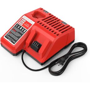 استبدال الشاحن السريع لبطارية ليثيوم أيون ميلووكي M12 M18 XC 48-59-1812 48-11-2420 48-11-1815 48-11-1840 48-11-1841 48-11-1850 بطاريات الأدوات الكهربائية in Kuwait