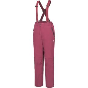 Little Donkey Andy Women's Ski Bibs Insulated Snow Pants, Waterproof Snowboard Pants Winter with Detachable Suspenders