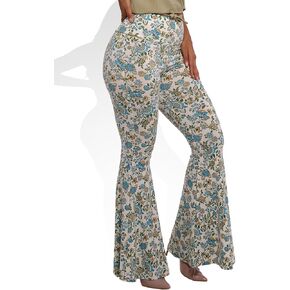 ShoSho Womens Flare Palazzo Pants Casual Boho Bell Bottoms Wide Leg Buttery Soft Bottoms