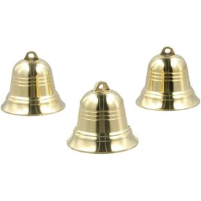 3Pcs Retro Brass Bell Wind Chime Pendant Accessories, Brass Bell Hand Made Door Bells Metal Wind Chimes Jewelry