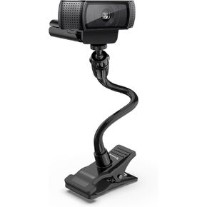 Smatree Flexible Jaws Flex Clamp Mount Gooseneck Extension Compatible for Logitech Webcam C925e/C922x/C922/C930e/C930/C920x, NexiGo N60/Hello Cam,G*Pro 12/11/10/9/8/7/6