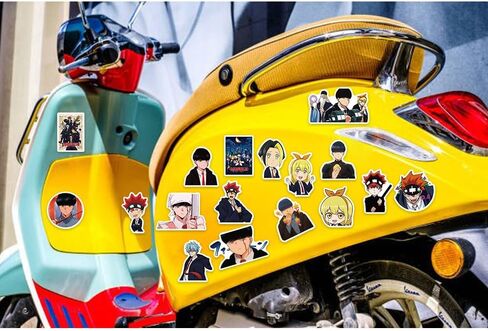 50PCS Mashle：Magic and Muscles Stickers for Laptop and computer, Anime Cartoon Waterproof Vinyl Stickers for Mug Water Bottle Hydro Flask Car Bumper Skateboard Luggage Suitcases Decoration in Saudi Arabia