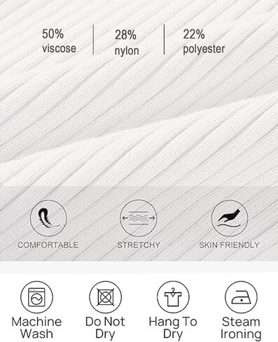 LuckyMore Womens Long Sleeve Crewneck Sweater Soft Ribbed Knit Pullover Top Fitted Stretchy Basic Sweaters Shirt in Kuwait