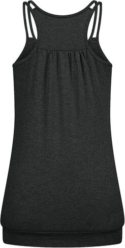 قمصان Viracy النسائية المدمجة في حمالة الصدر للتمرين، قمصان رياضية مبطنة للجري واليوجا in Kuwait