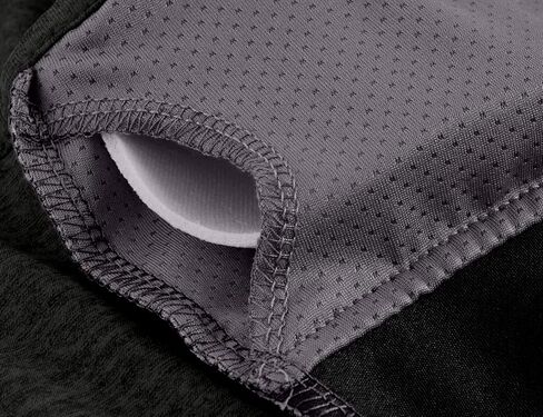 قمصان Viracy النسائية المدمجة في حمالة الصدر للتمرين، قمصان رياضية مبطنة للجري واليوجا in Kuwait