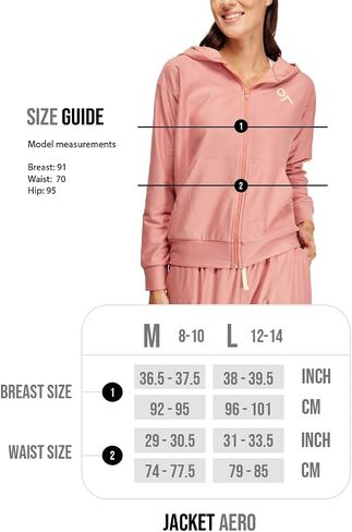GYMCO SPORT WEAR Women Jacket Aero - Active Women's Athletic Breathable Lightweight Zip Up Running Jacket with Pockets. in Saudi Arabia