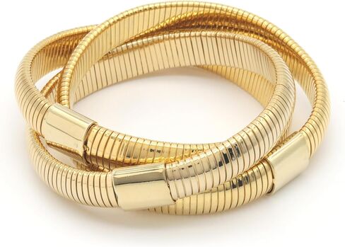 Marshal Metal Fashion Bracelet Omega Stretch Tubogas Bracelet (10mm x3) in Kuwait