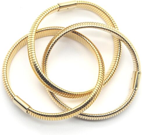 Marshal Metal Fashion Bracelet Omega Stretch Tubogas Bracelet (10mm x3) in Kuwait