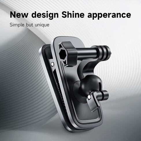 Multifunction Backpack Strap Camera Phone Clip Mount Magnetic Holder[360 Degree Ball Head] Shoulder Belt Body Strap Vlog Holder Compatible with Insta 360 DJI Action Camera Cellphone in Saudi Arabia