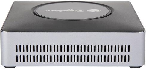 Zignbox GL01V2-PLUS كمبيوتر صغير بدون مروحة معالج Intel Celeron N4000 يصل إلى 2.6 جيجا هرتز، 8 جيجا رام، 120 جيجا SSD، Dual HDMI، Dual LAN، Windows 10 Pro in Kuwait