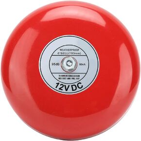Fire Alarm Bell Internal Strike Alarm Bell, Alarm Bell, Security Bell for Station School(12V)