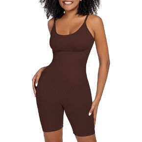 PAUKEE Women's Bodysuit Shapewear Tummy control Shorts Seamless Body Suit Shaper Sleeveless Jumpsuits Tanks Tops