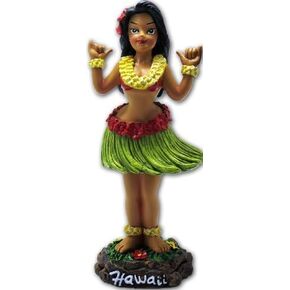 Mini Shaka Hula Girl Dashboard Doll