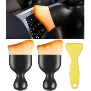 فرشاة غبار داخلية أوتوماتيكية، أداة غبار مكونة من 3 قطع تشتمل على فرش تفاصيل منفضة وكاشطة بلاستيكية، وفرشاة غبار ذات شعيرات فائقة النعومة لتفصيل الغبار في السيارة، وفرشاة تنظيف لفتحات تهوية لوحة قيادة السيارة in Kuwait