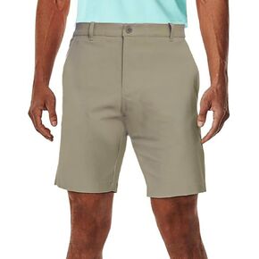 Youper Men's Tech Golf Shorts with Hidden Elastic Waistband, Wrinkle Resistant 10" Athletic Casual Work Shorts