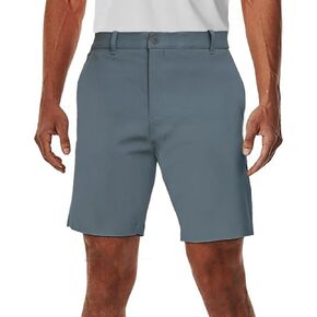 شورت Youper للرجال من Tech Golf مع حزام خصر مطاطي مخفي، مقاوم للتجاعيد 10 بوصات شورت رياضي كاجوال للعمل in Kuwait