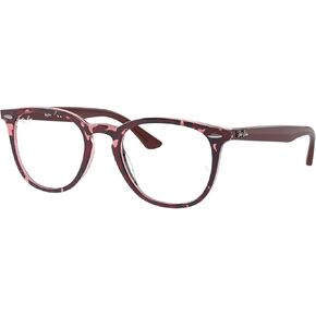 Ray-Ban Rx7159f Low Bridge Fit Round Prescription Eyeglass Frames
