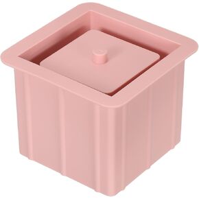 PATIKIL Silicone Planter Mold, Square Flower Pot Mold DIY Succulent Plants Mold Candle Holder Mold for Home Garden Decor, White