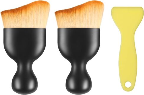 فرشاة غبار داخلية أوتوماتيكية، أداة غبار مكونة من 3 قطع تشتمل على فرش تفاصيل منفضة وكاشطة بلاستيكية، وفرشاة غبار ذات شعيرات فائقة النعومة لتفصيل الغبار في السيارة، وفرشاة تنظيف لفتحات تهوية لوحة قيادة السيارة in Kuwait