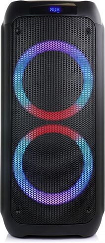 مكبر صوت بي فري ساوند مزدوج 8 بوصة بلوتوث لاسلكي محمول للحفلات مع أضواء تفاعلية in Kuwait