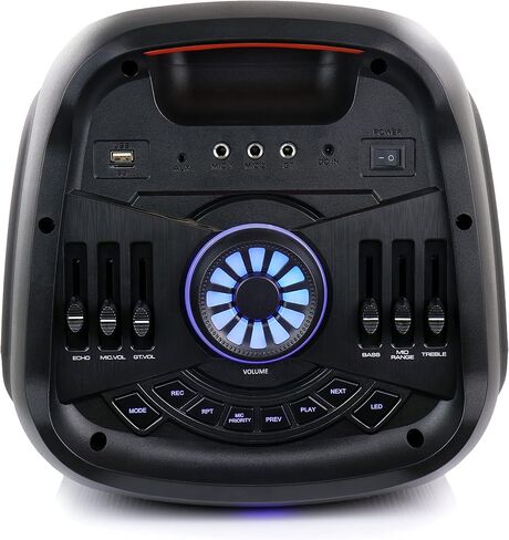 مكبر صوت بي فري ساوند مزدوج 8 بوصة بلوتوث لاسلكي محمول للحفلات مع أضواء تفاعلية in Kuwait