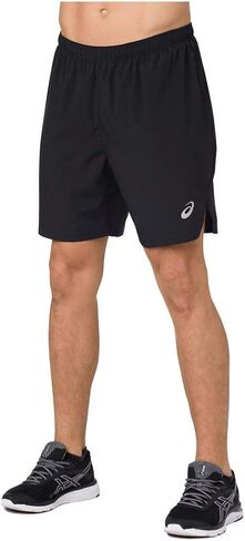 شورت قصير رجالي فضي مقاس 17.78 سم من ASICS in Saudi Arabia