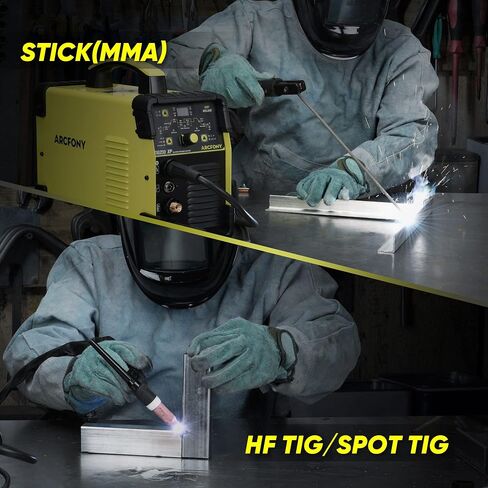 آلة لحام TIG TIG210XP HF TIG/Spot TIG/Stick لحام، 210 أمبير 110/220 فولت ثنائي الجهد IGBT آلة لحام للعاكس in Saudi Arabia