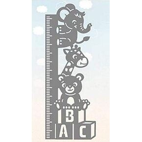 Baby Growth Chart Ruler Border Cutting Dies,DIY Scrapbooking Artist Metal Cutting Dies Stencils Scrapbooking Album DIY Card Craft Embossing Die Cuts New 2019 Arrival 130x48mm