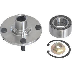 IRONTEK 518510 Front Wheel Hub and Bearing Assembly（4 Lug W/ABS) fits for Ford 2000-2011 Focus Front Wheel Bearing 1 PCS