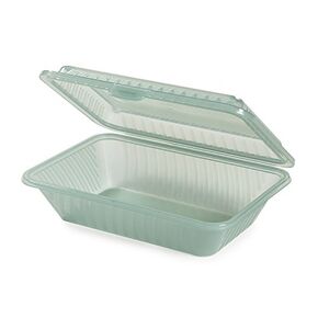 G.E.T. EC-11-1-JA-EC Half Size Take-Out Food Container, 9" x 6.5", Jade (Set of 4)