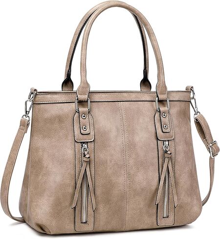 sqlp Purses for Women Leather Work Handbag Crossbody Bag Large Capacity Shoulder bag Black in Kuwait