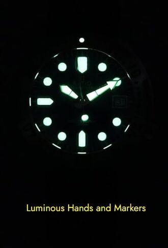 RATIO FreeDiver ساعة غوص احترافية ساعة غواص كوارتز كريستال الياقوت 200 متر مقاومة للماء ساعة غوص للرجال in Kuwait