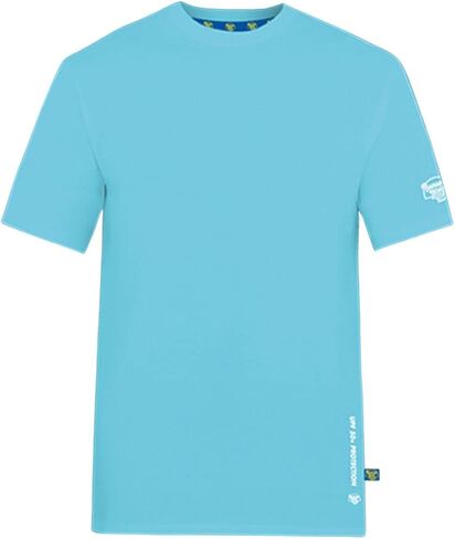 Banana Boat men rash guard short sleeve tee shirt for men 100% polyester | waterproof | UPF 50+ | UV Protection | Quick-Dry | Aqua X Large in Saudi Arabia