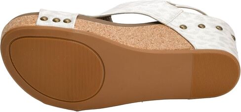 Corkys Footwear Womens Carley Wedges, Featuring Corkys EVA Foam Cushioned Insoles, A 2.5 Inch Heel, Lightweight For All Day Wear, And Hook And Loop Closure in Saudi Arabia
