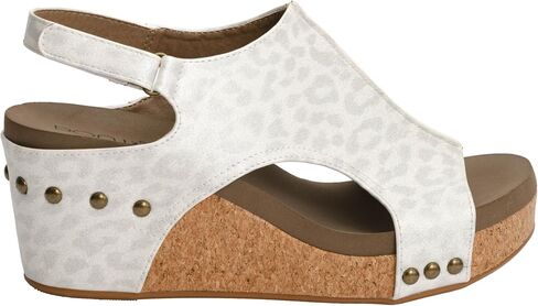Corkys Footwear Womens Carley Wedges, Featuring Corkys EVA Foam Cushioned Insoles, A 2.5 Inch Heel, Lightweight For All Day Wear, And Hook And Loop Closure in Saudi Arabia